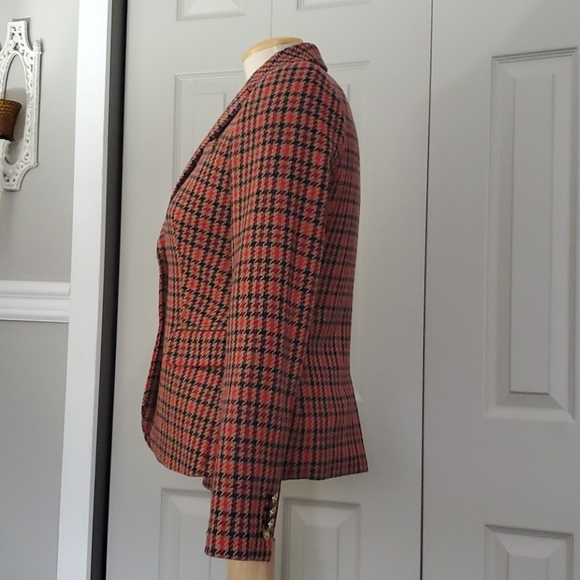 JCrew Houndstooth wool blazer. Size 2. - Picture 5 of 10